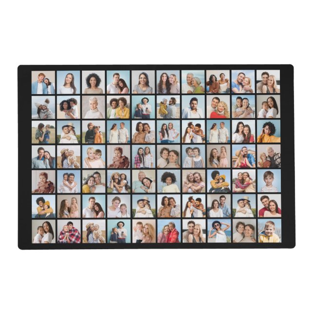 Create Your Own 70 Photo Collage Placemat (Front)