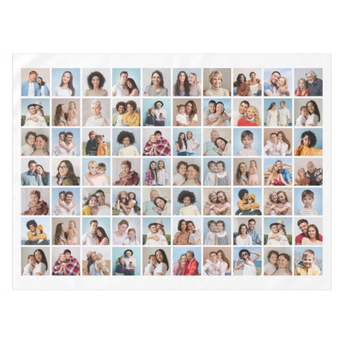 Create Your Own 70 Photo Collage Tablecloth