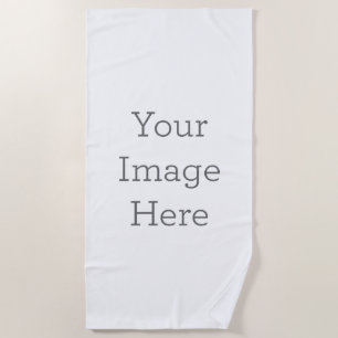 Create Your Own 70" x 35" Beach Towel