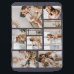 Create Your Own 7 Photo Collage Baby Blanket<br><div class="desc">Introducing our personalized photo collage baby blanket - the perfect way to cherish your little one's precious moments! Whether it's a special moment, a family gathering, a trip with friends, or a special occasion, our high-quality blankets are the perfect way to add a personal touch to your baby's nursery. Our...</div>