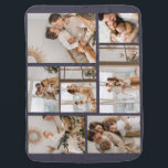 Create Your Own 7 Photo Collage Baby Blanket<br><div class="desc">Introducing our personalized photo collage baby blanket - the perfect way to cherish your little one's precious moments! Whether it's a special moment, a family gathering, a trip with friends, or a special occasion, our high-quality blankets are the perfect way to add a personal touch to your baby's nursery. Our...</div>