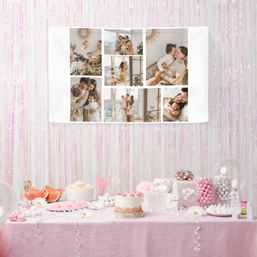 Create Your Own 7 Photo Collage Banner