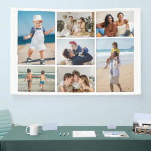 Create Your Own 7 Photo Collage Banner