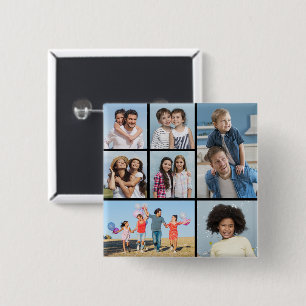 Create Your Own 7 Photo Collage Button