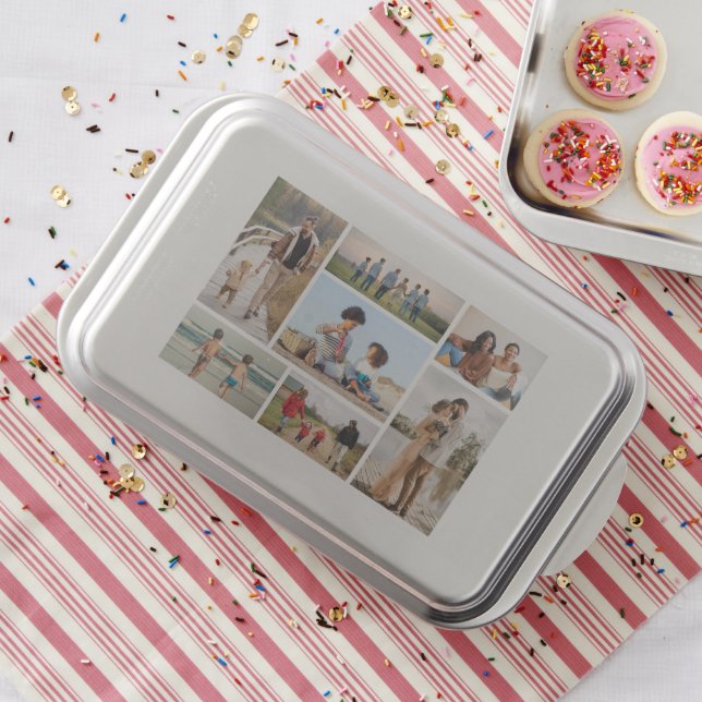Create Your Own 7 Photo Collage Cake Pan (In Situ)