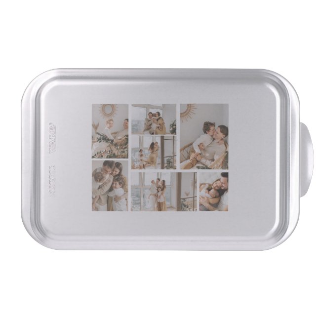 Create Your Own 7 Photo Collage Cake Pan (Front)
