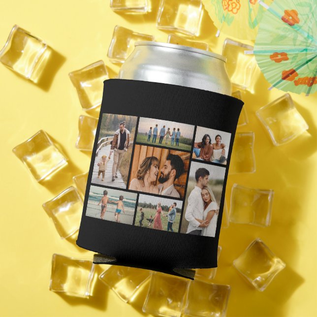Create Your Own 7 Photo Collage Can Cooler (In Situ Summer)