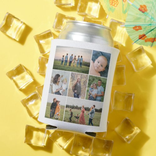 Create Your Own 7 Photo Collage Can Cooler