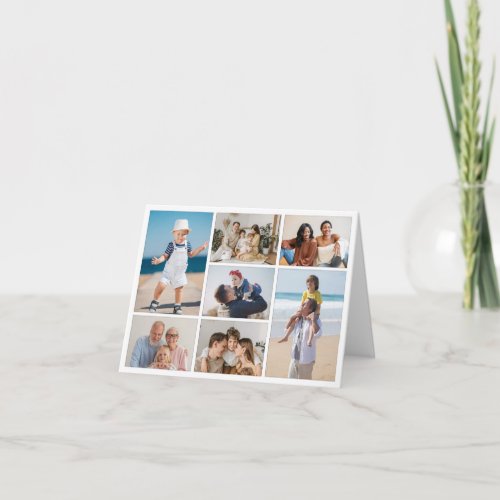 Create Your Own 7 Photo Collage Card