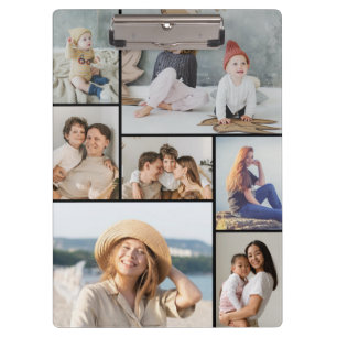 Create Your Own 7 Photo Collage Clipboard
