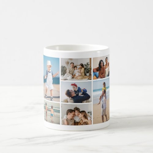 Create Your Own 7 Photo Collage Coffee Mug