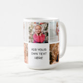 Create Your Own 7 Photo Collage Coffee Mug (Front Right)