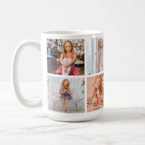 Create Your Own 7 Photo Collage Coffee Mug