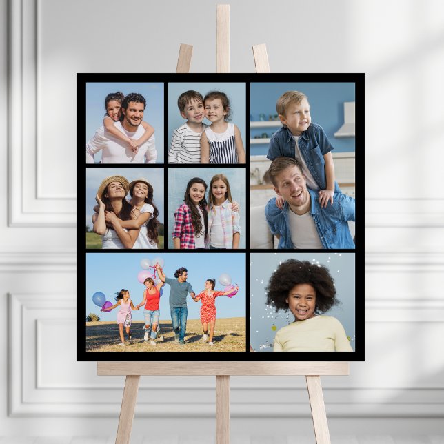  Create Your Own 7 Photo Collage  Foam Board (7 Photo Collage Foam Board Sign)