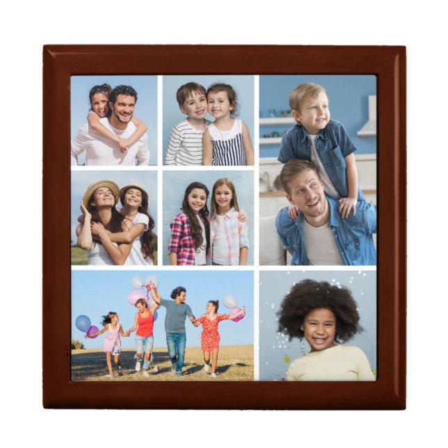  Create Your Own 7 Photo Collage  Gift Box (Front)