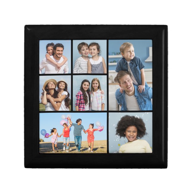  Create Your Own 7 Photo Collage  Gift Box (Front)