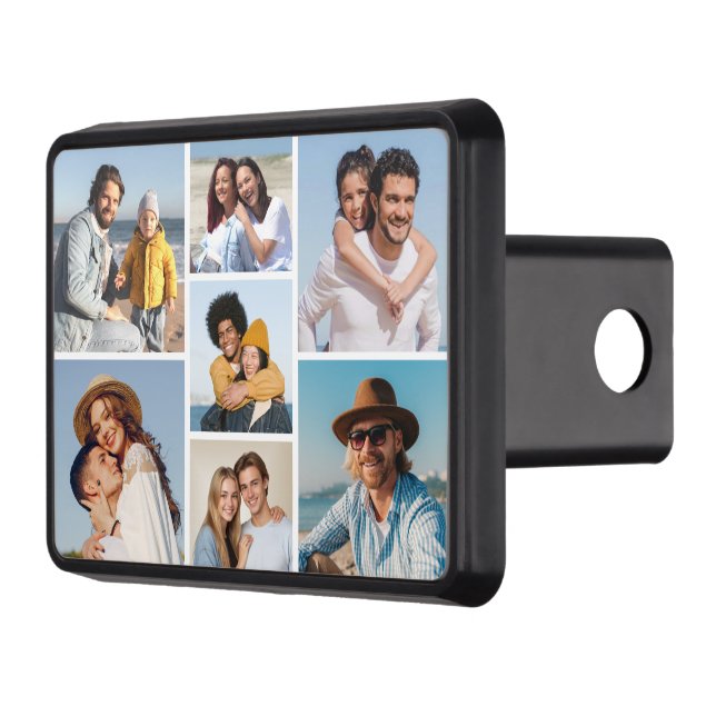 Create Your Own 7 Photo Collage Hitch Cover (Left)