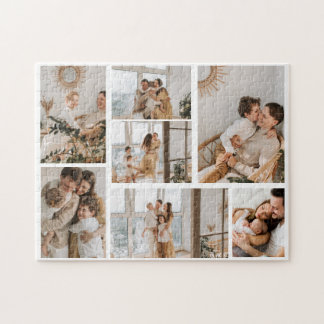 Create Your Own 7 Photo Collage Jigsaw Puzzle