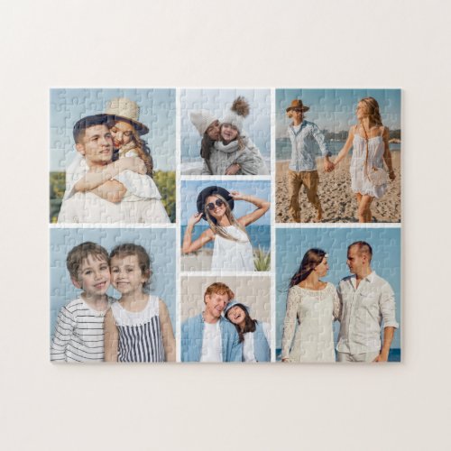 Create Your Own 7 Photo Collage Jigsaw Puzzle