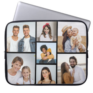 Create Your Own 7 Photo Collage Laptop Sleeve