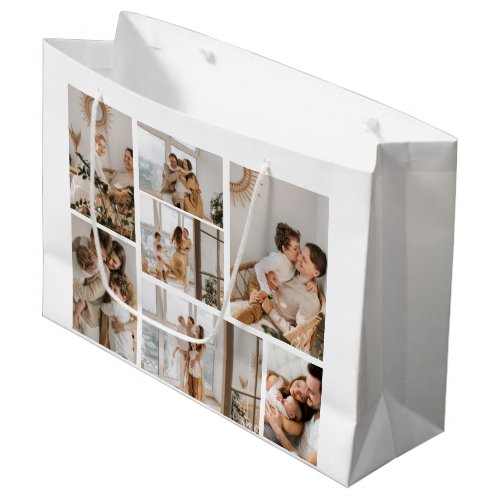 Create Your Own 7 Photo Collage Large Gift Bag