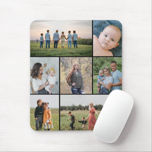 Create Your Own 7 Photo Collage Mouse Pad