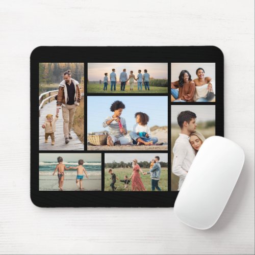 Create Your Own 7 Photo Collage Mouse Pad