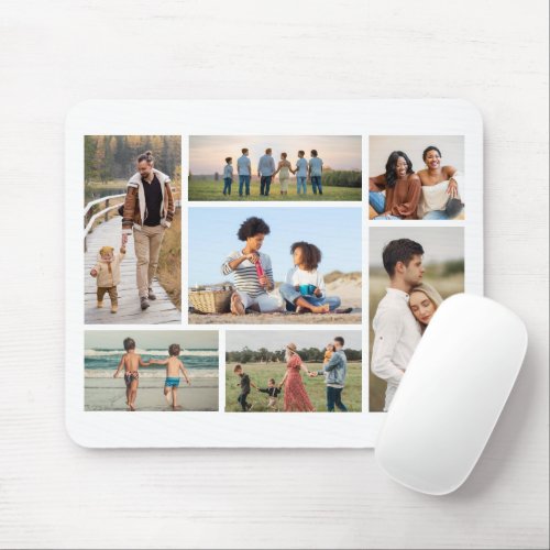 Create Your Own 7 Photo Collage Mouse Pad