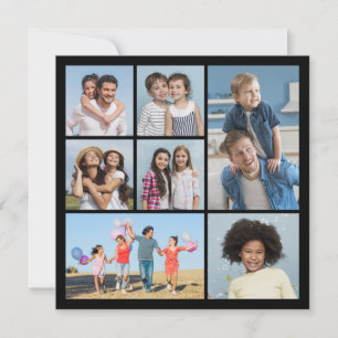Create Your Own 7 Photo Collage Note Card