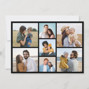 Create Your Own 7 Photo Collage Note Card