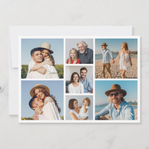 Create Your Own 7 Photo Collage Note Card