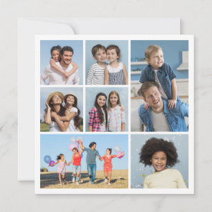  Create Your Own 7 Photo Collage  Note Card
