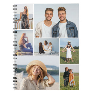 Create Your Own 7 Photo Collage Notebook