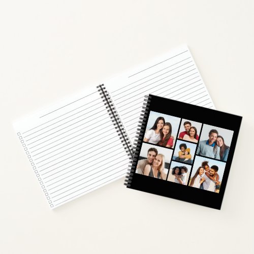 Create Your Own 7 Photo Collage Notebook