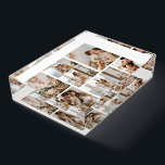 Create Your Own 7 Photo Collage Paperweight<br><div class="desc">Looking for a unique and beautiful way to keep your memories close at hand? Our personalized photo collage paperweights are the perfect solution! Whether you're commemorating a graduation, celebrating your family, reliving your favorite vacation memories, or searching for the perfect gift idea, our paperweights offer a stunning and practical way...</div>