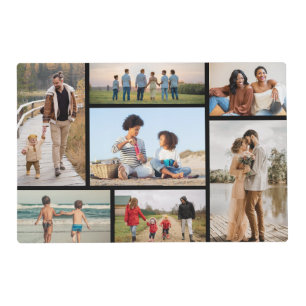 Create Your Own 7 Photo Collage Placemat