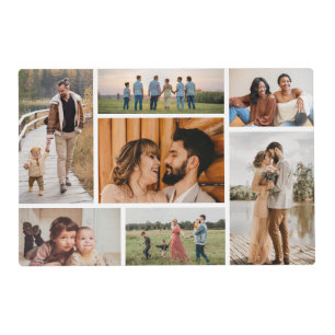 Create Your Own 7 Photo Collage Placemat