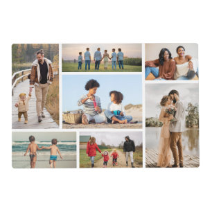 Create Your Own 7 Photo Collage Placemat