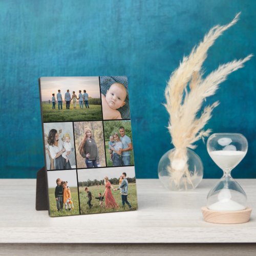 Create Your Own 7 Photo Collage Plaque