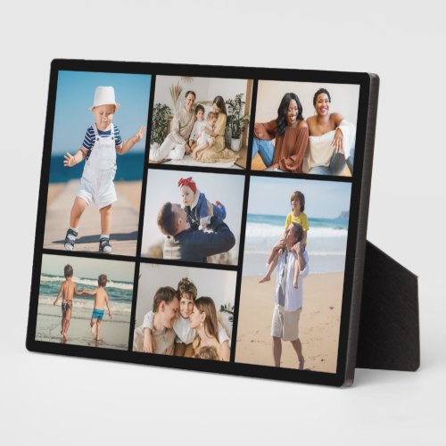 Create Your Own 7 Photo Collage Plaque