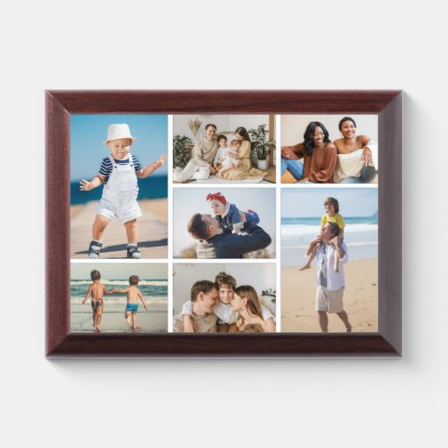 Create Your Own 7 Photo Collage Plaque