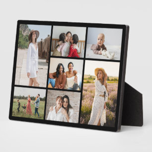 Create Your Own 7 Photo Collage Plaque