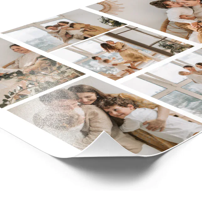 Create Your Own 7 Photo Collage Print | Zazzle