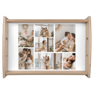 Create Your Own 7 Photo Collage Serving Tray
