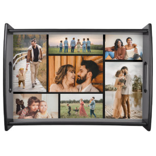 Create Your Own 7 Photo Collage Serving Tray