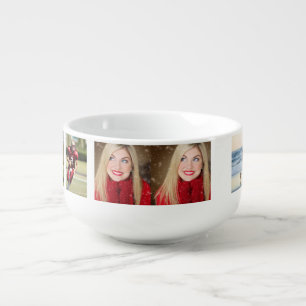 Create Your Own 7 Photo Collage Soup Mug