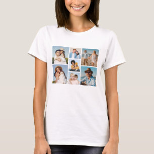 Create Your Own 7 Photo Collage Women's T-Shirt