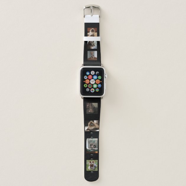 Create Your Own 7 Photo Custom Apple Watch Band Zazzle