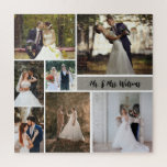 Create Your Own 7-Photo Wedding Collage Jigsaw Puzzle<br><div class="desc">Introducing our personalized photo collage jigsaw puzzle - the perfect way to spend quality time with your loved ones while reliving your favorite memories! Whether you're celebrating a graduation, honoring family, cherishing friends, or remembering a vacation trip, our custom jigsaw puzzle is the ultimate way to commemorate any occasion. With...</div>