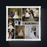 Create Your Own 7-Photo Wedding Collage Paperweight<br><div class="desc">Design a personalized keepsake with our 'Create Your Own 7-Photo Wedding Collage'. Perfect for showcasing your favorite wedding moments in a beautiful,  custom layout. Ideal for wedding gifts,  anniversaries,  or home decor,  this collage captures the essence of your special day.</div>